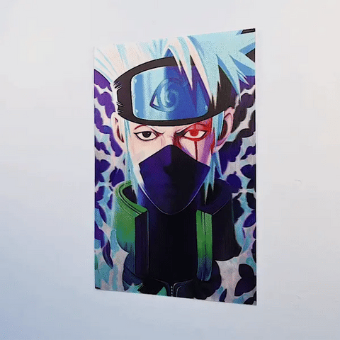 Naruto, Sauske , Kakashi 3D Transition Poster