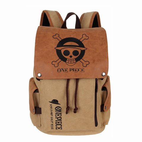 One Piece Anime Bag | Multi-Storage Printed Backpack, Laptop Bags