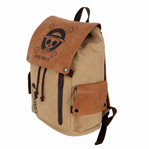 One Piece Anime Bag | Multi-Storage Printed Backpack, Laptop Bags