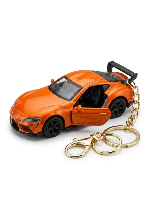 Orange Car Keychain
