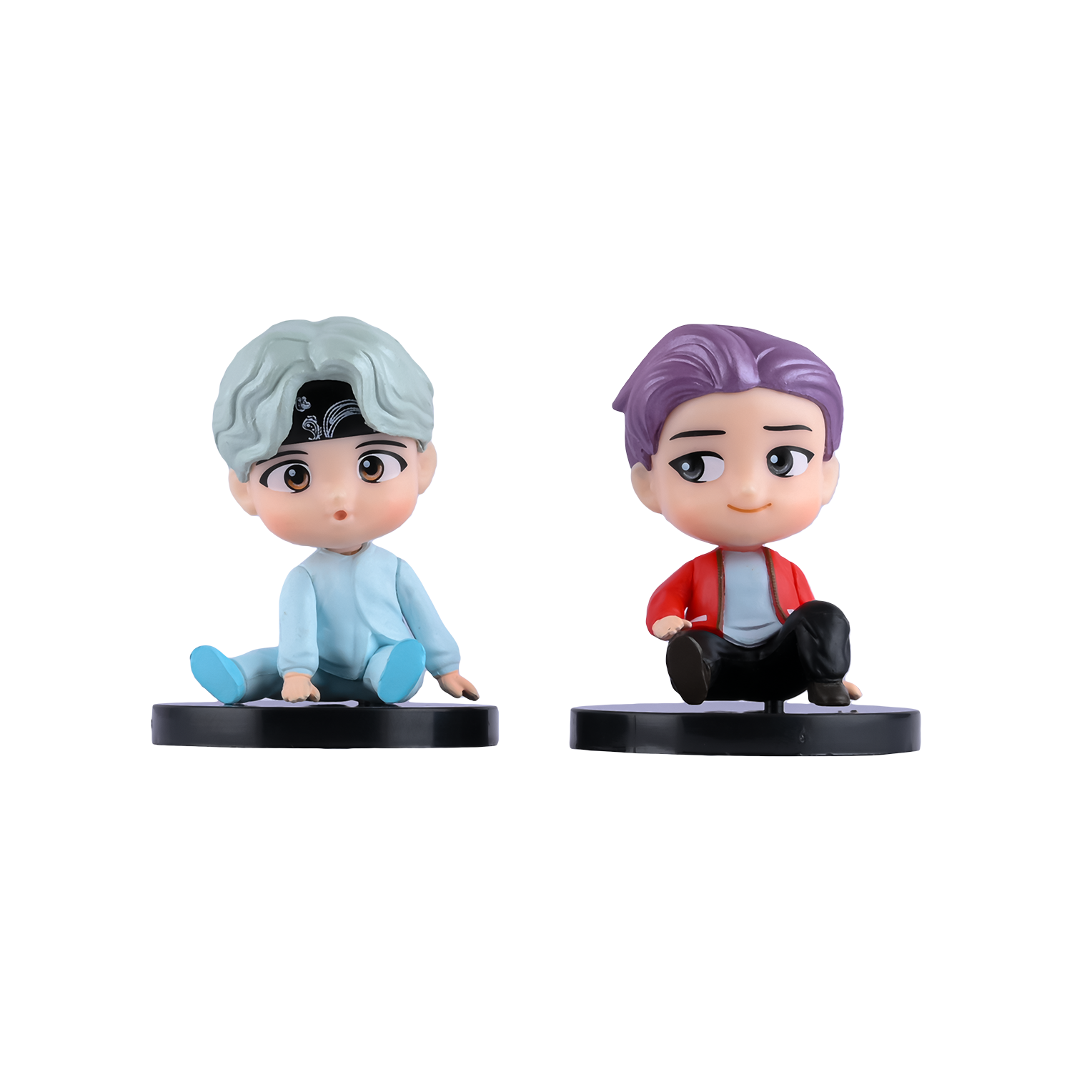 BTS Bangtan Sitting Action Toy Figure, Bts Set Of 7 Figures – Ruvido Caso