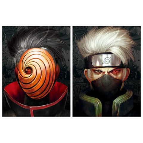 Kakashi & Obito 3D Transition Poster