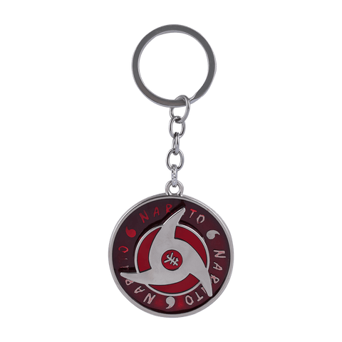 RC Naruto Itachi Mangekyou Red Eye Of Sharingan Revolving key Chain