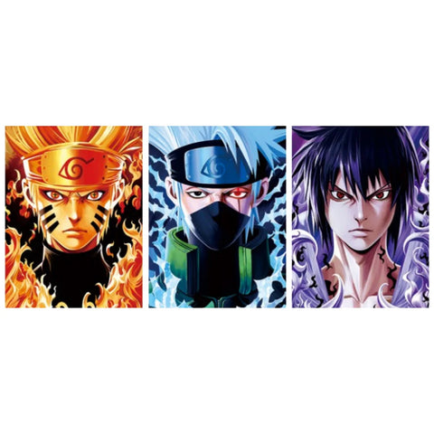 RC Naruto Kakashi, Sasuke 3D Transition Poster