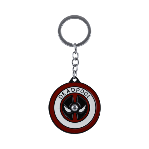 Rotating Deadpool Eye Locking key Chain
