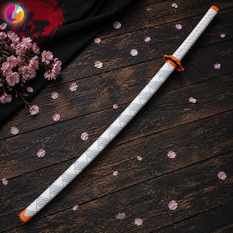 Rengoku Katana with Stand | Anime Inspired Wooden Katana