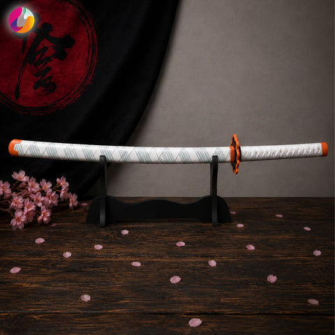 Rengoku Katana with Stand | Anime Inspired Wooden Katana