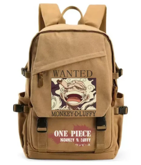WANTED LUFFY SET(BAG+PANDENT+KEYCHAIN)
