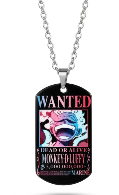 WANTED LUFFY SET(BAG+PANDENT+KEYCHAIN)