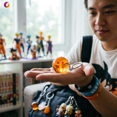 4-Star Dragon Ball Keychain