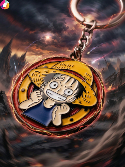 Luffy Keychain-Anime Edition