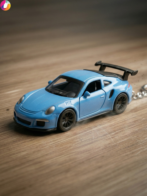 Mini Sports Car Keychain – Pull Back Edition