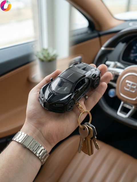 Luxury Sports Car Keychain – Premium Edition