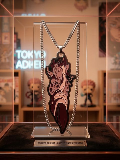 Sukuna Cursed Finger Pendant – Jujutsu Kaisen Necklace