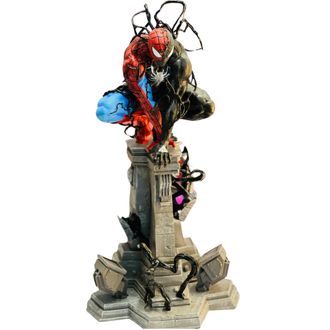 Venom/spiderman with light
