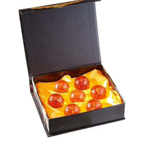 Dragon Balls | Dragon Ball Z Crystal Balls Set Collection in Box Set 7 Pcs