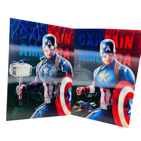 Captain America 3D Poster | Marvel Wall Art Online