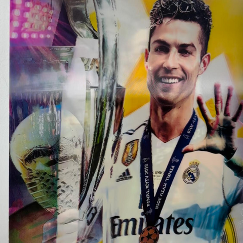 Cristiano Ronaldo 3D Poster – Sports 3D Poster for Fans | Cr7 3D