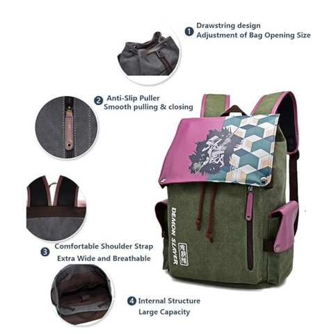 Tanjiro Backpack | Demon slayer anime bag