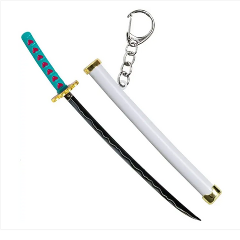 Demon Slayer Misturi Kanroji Sword Mini Katana Keychain Collectible Anime Toys