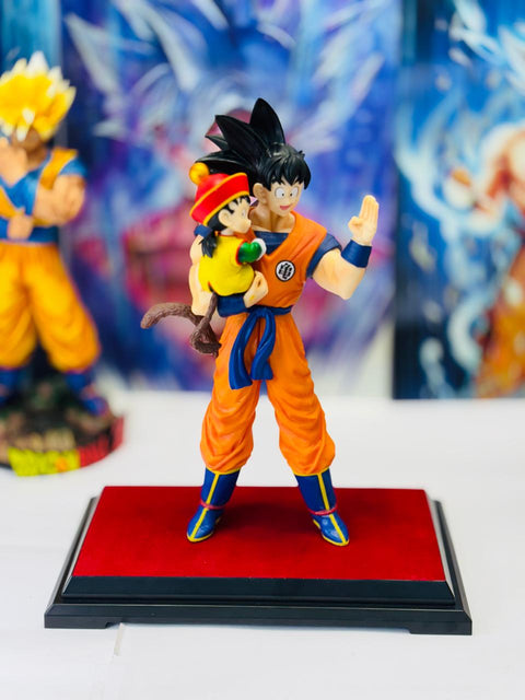 Goku with baby gohan
