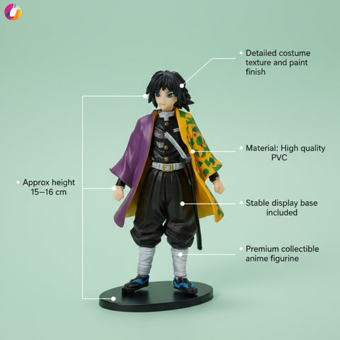 Demon Slayer Anime Giyu Tomioka Action Figure