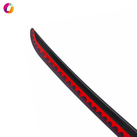 Zoro Black Small Wooden Katana with Stand | Anime-Inspired Decorative Sword