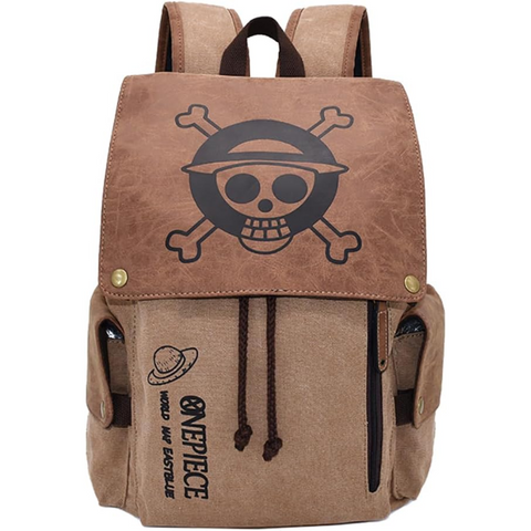 One Piece Anime Bag | Multi-Storage Printed Backpack, Laptop Bags