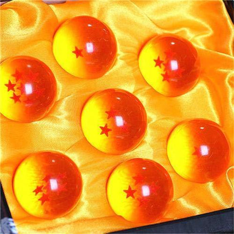 Dragon Balls | Dragon Ball Z Crystal Balls Set Collection in Box Set 7 Pcs