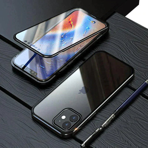 iPhone 14 Series Double Magnetic Glass Case