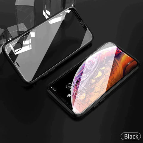 iPhone 14 Series Double Magnetic Glass Case